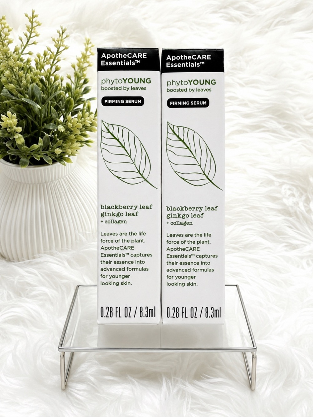 ApotheCARE Firming Serum
Ginkgo Leaf & Collagen | Pack of 2 NEW PC